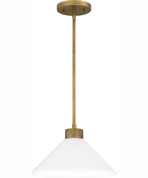 Quoizel Pendant 1-light Pendant Weathered Brass