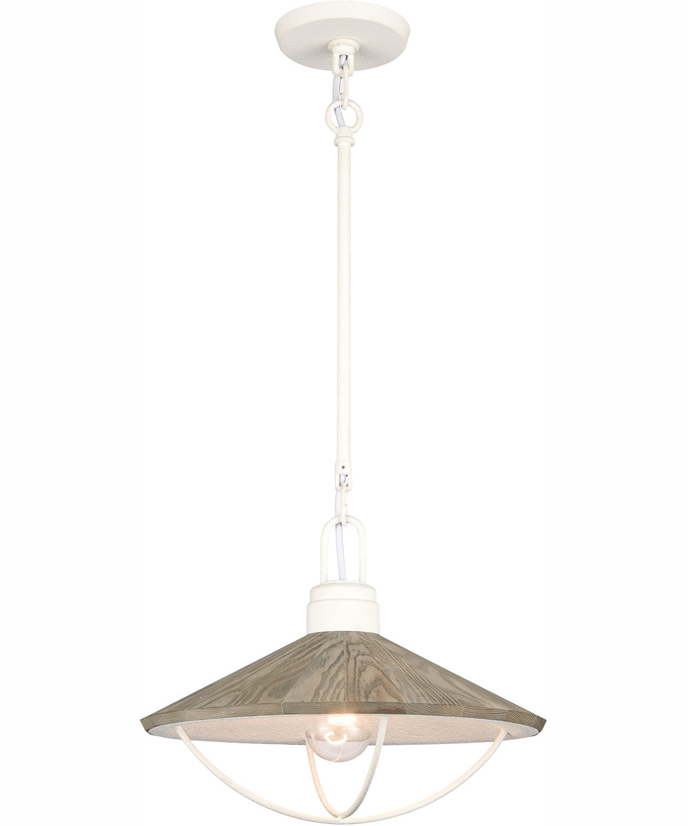 Cape May 14'' Wide 1-Light Pendant - White Coral