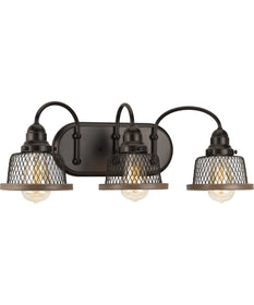 Tilley 3-Light Coastal Bath Vanity Light Antique Bronze