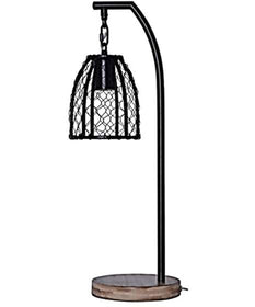 1-Light Table Lamp Flat Black