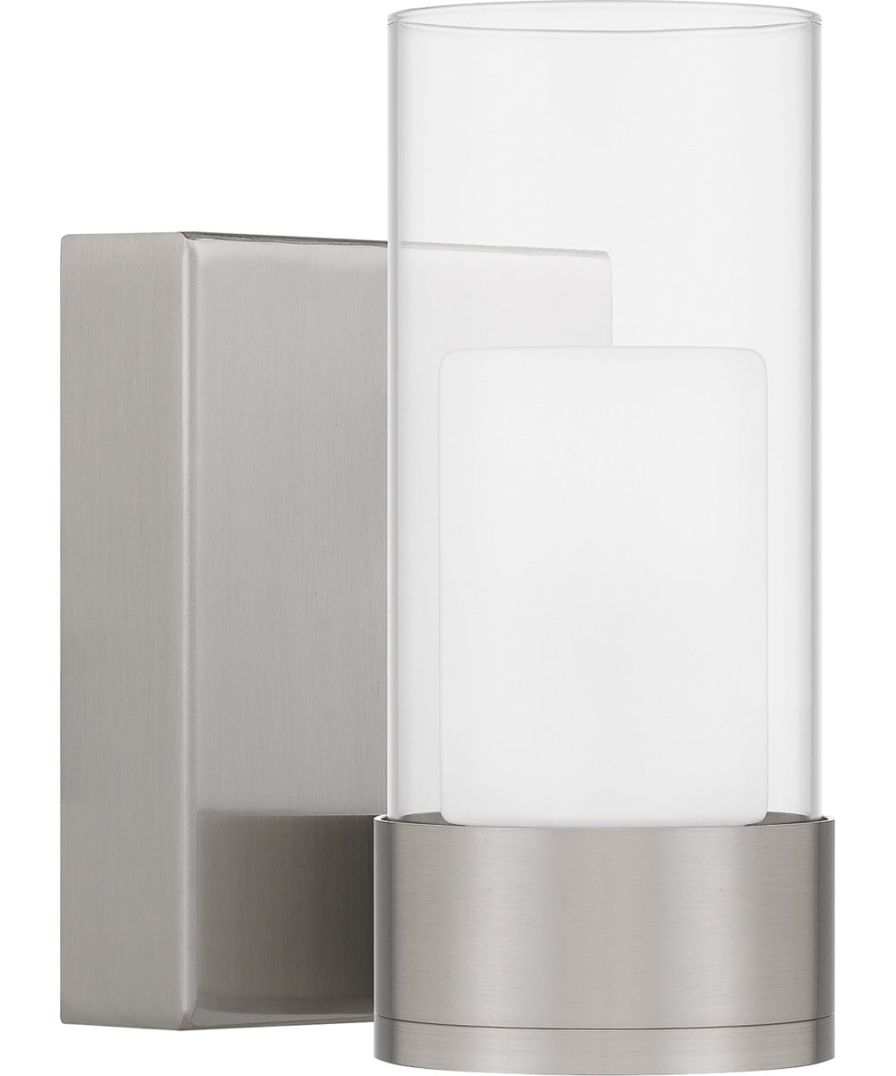 Logan Small Wall Sconce Brushed Nickel