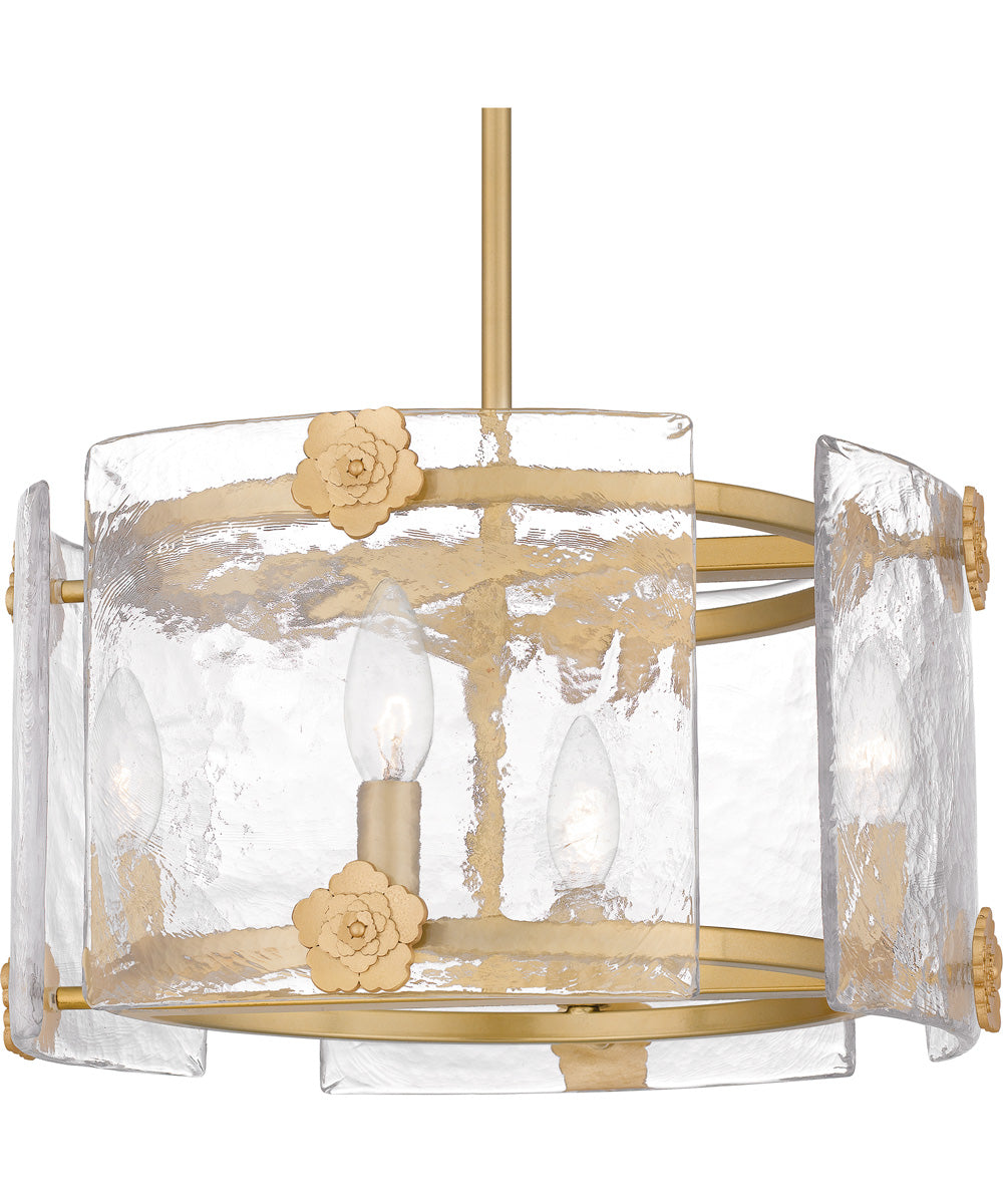 Jolie Large 4-light Pendant Light Gold