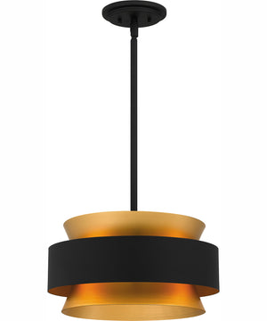 Quoizel Pendant Large 3-light Pendant Earth Black