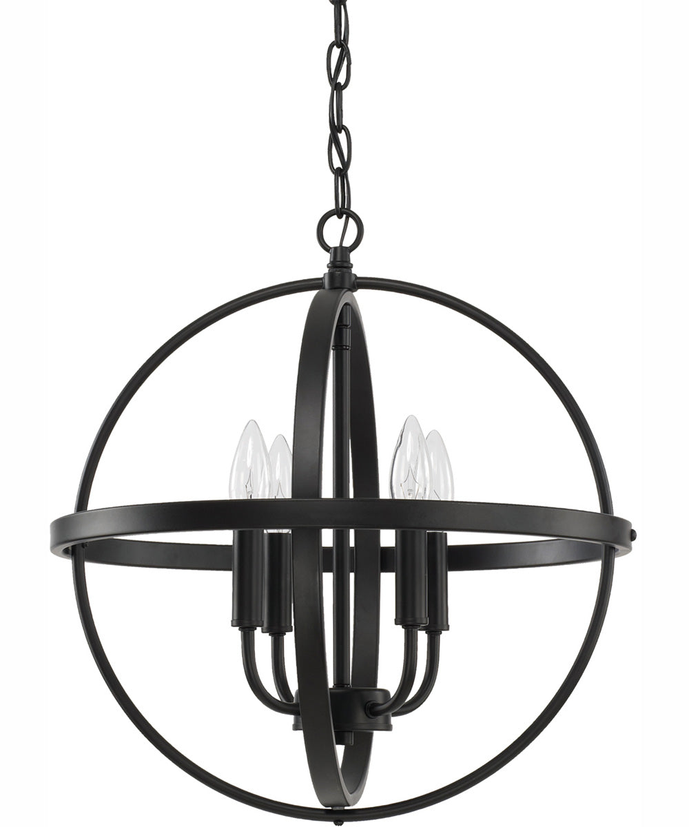 Hartwell 4-Light Pendant Matte Black