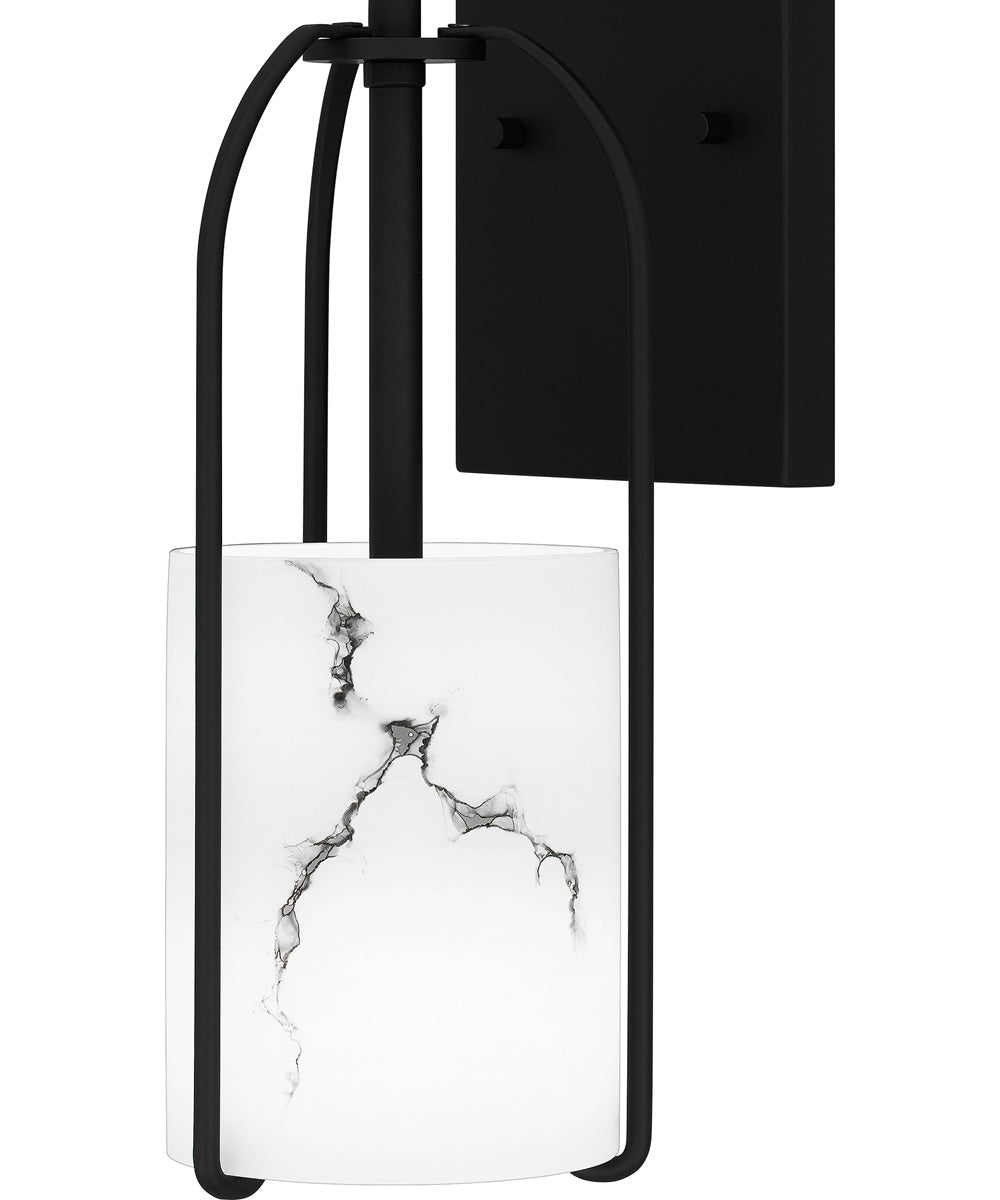 Fairbanks Small 1-light Wall Sconce Matte Black