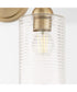 Tamara Day's Charlotte 2-light Bath Vanity Light Aged Brass