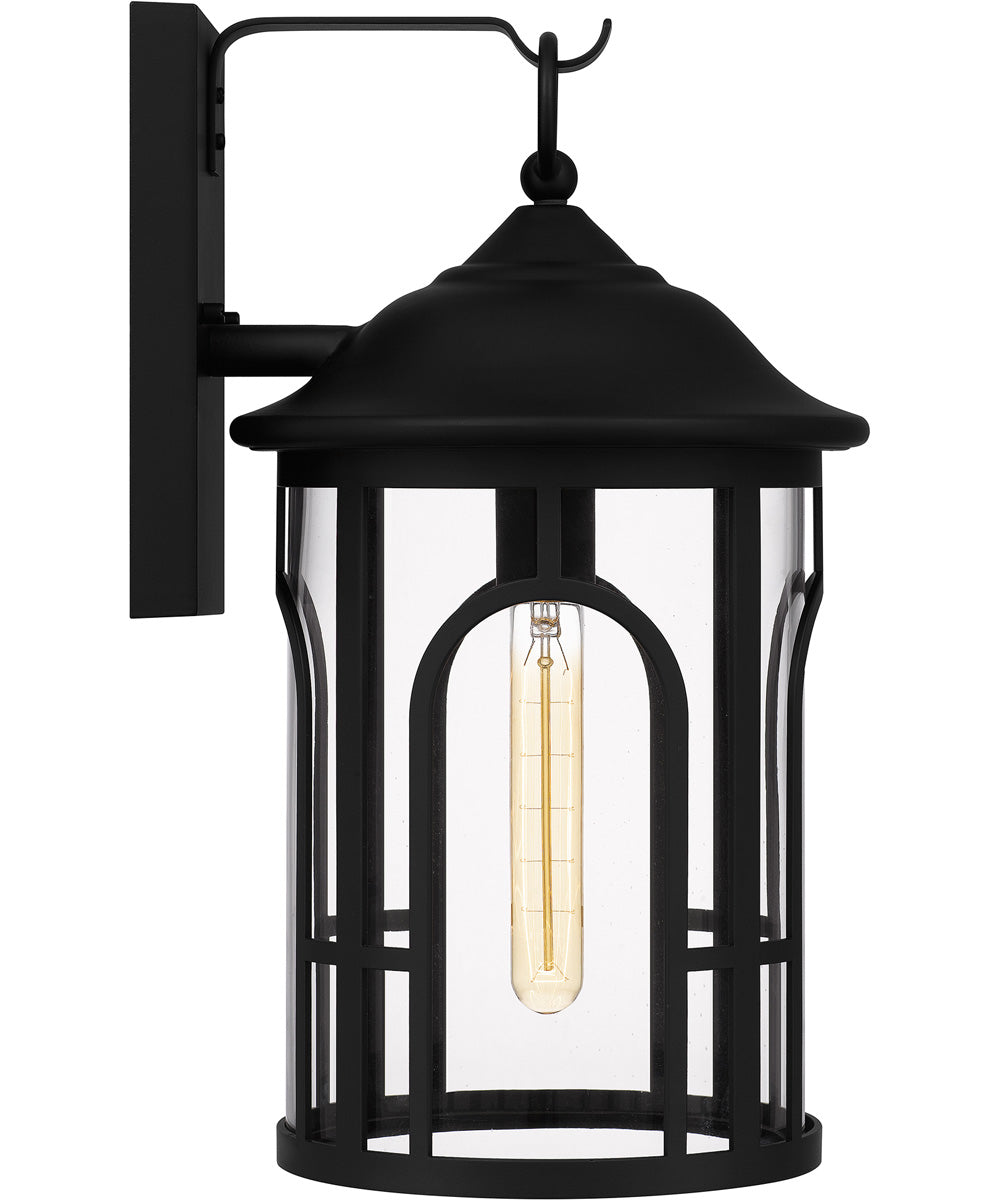 Brampton Large 1-light Outdoor Wall Light  Coastal Armour Aluminum Matte Black