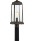 Ravenel Large 1-light Outdoor Post Light Western Bronze