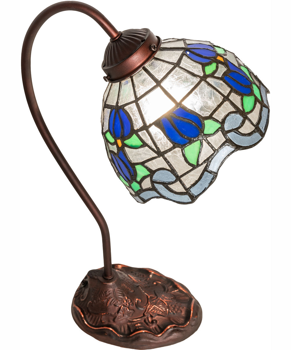 18" High Roseborder Desk Lamp