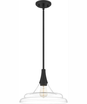 Quoizel Pendant 1-light Pendant Matte Black