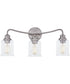 Rover Large 3-light Bath Light Polished Antique Nickel