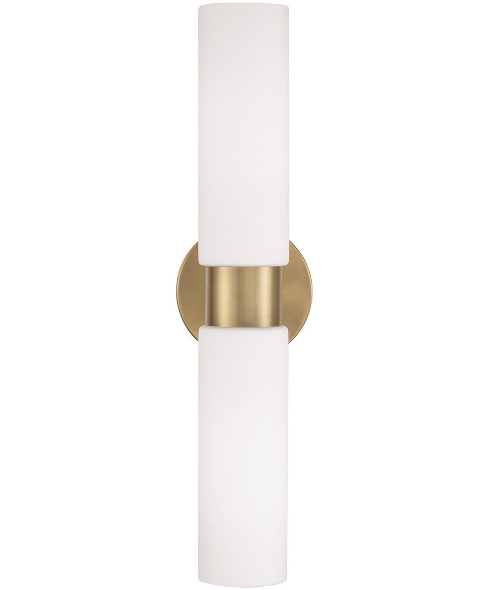 Theo 2-Light Sconce Aged Brass