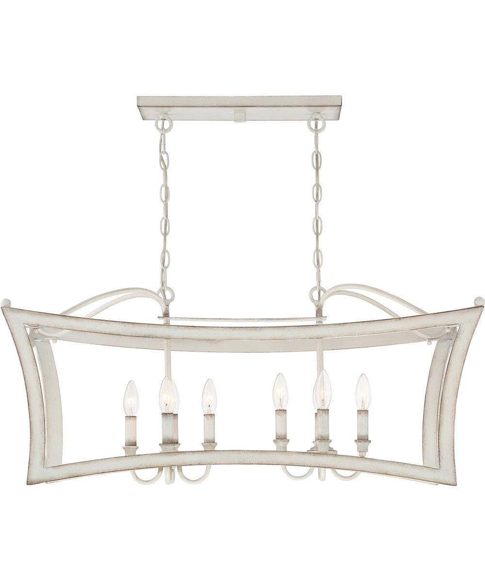 Summerford 8-light Island Light Antique White