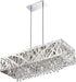 Lite Source Benedetta 10-Light Pendant Lamp Chrome EL10104