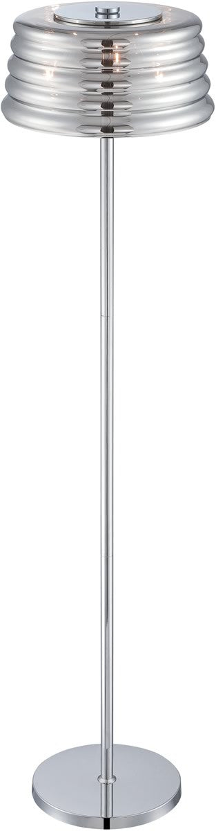 Lite Source Venice 3-Light Floor Lamp Chrome EL90135