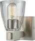 Elk Lighting Ensley 1-Light Vanity Satin Nickel/Clear Glass 119801
