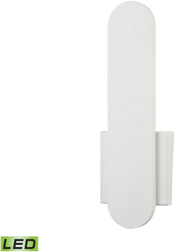 5"W Feather Petite LED Wall Sconce White
