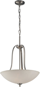 19"W Mayfield 3-Light Pendant Brushed Nickel