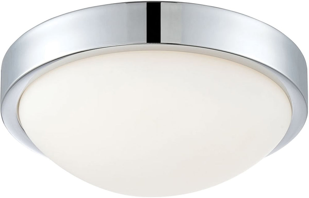 Elk Lighting Sydney Flushmount Chrome/White Opal Glass FML4011015