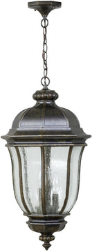 12"W Harper 3-Light Outdoor Pendant Peruvian Bronze