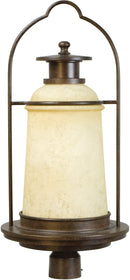 28"H Portofino 1-Light Outdoor Post Aged Bronze