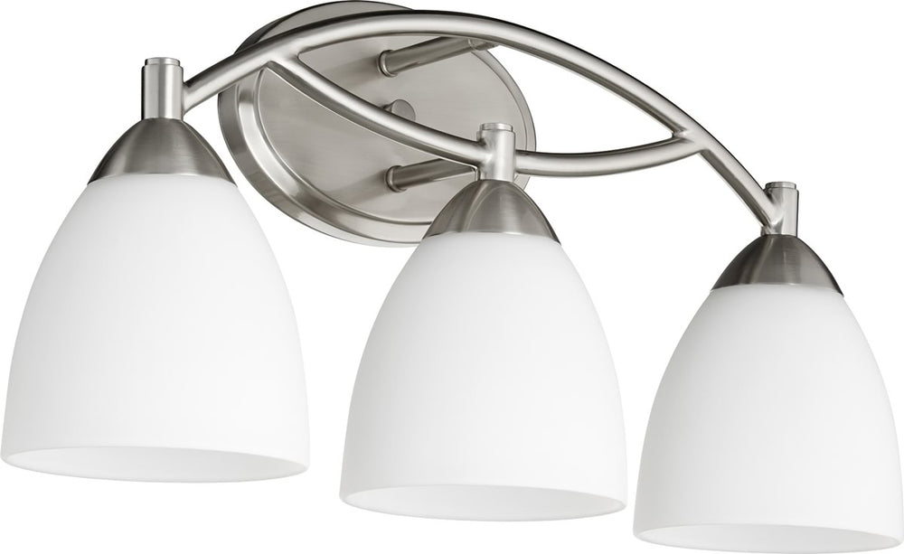 21"W Barkley 3-light Bath Vanity Light Satin Nickel