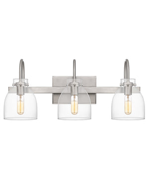 Atmore Large 3-light Bath Light Brushed Nickel