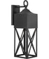 Birkdale 1-Light Modern Farmhouse  Outdoor Wall Lantern Textured Black