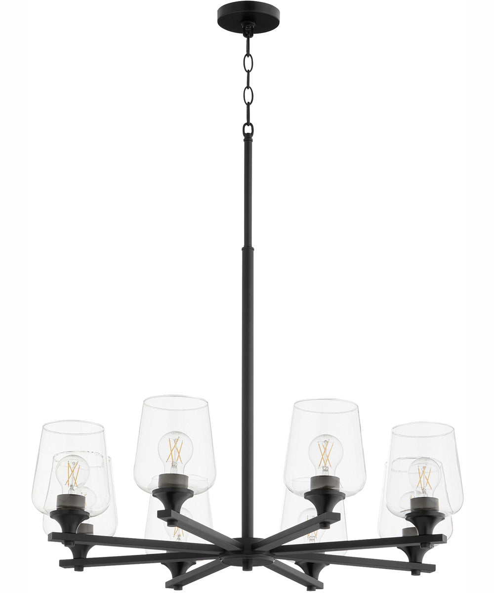 Veno 8-light Chandelier Matte Black