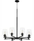 Veno 8-light Chandelier Matte Black