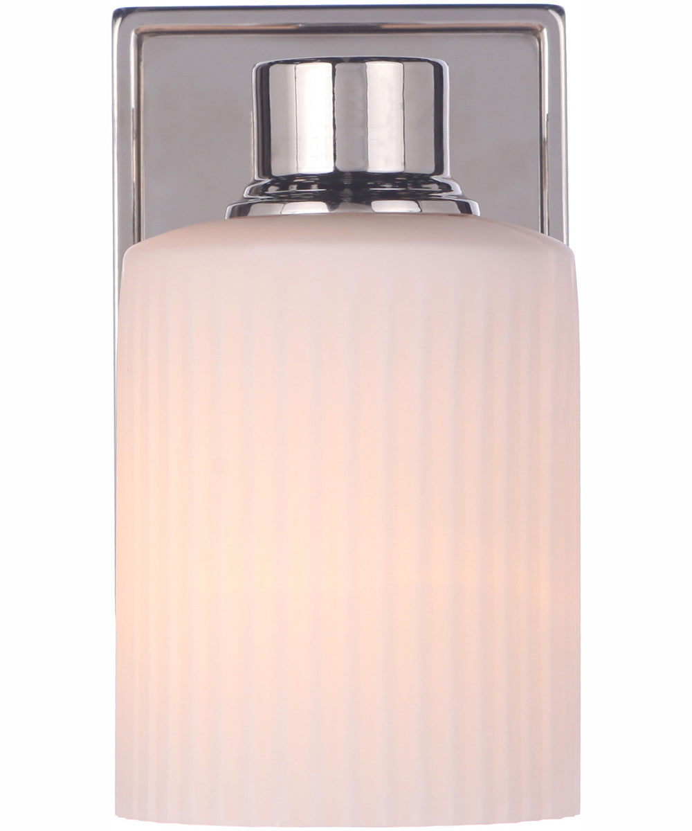 Bretton 1-Light Wall Sconce Polished Nickel