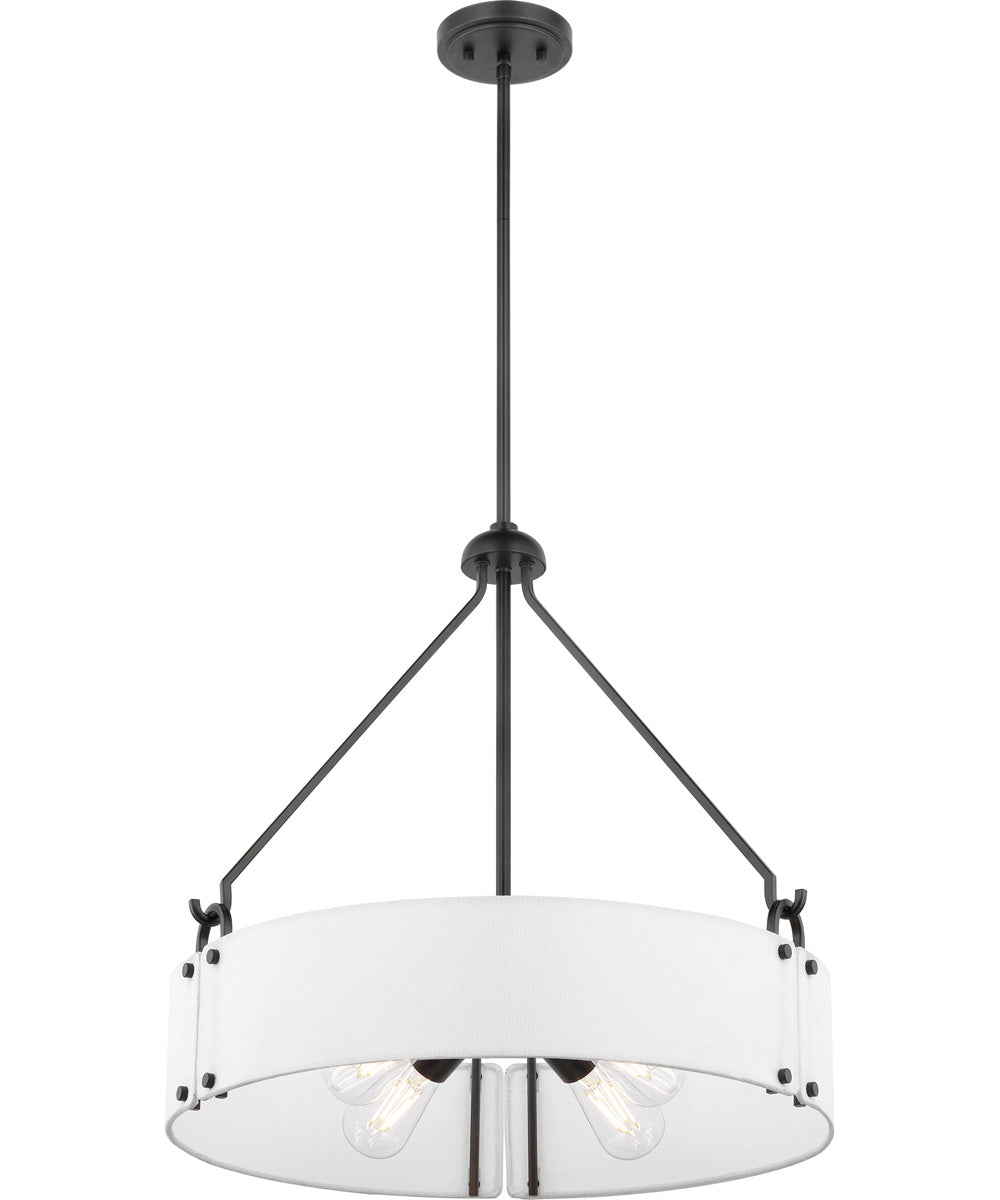 Halter 4-Light Pendant Matte Black