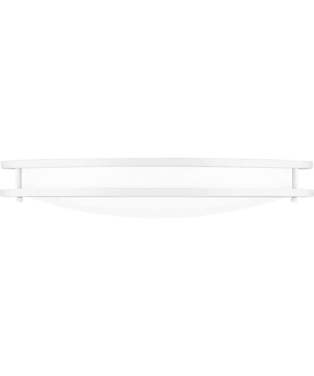 Euclid  Semi Flush Mount White Lustre