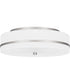 Quoizel Flush Mount Medium 3-light Flush Mount Brushed Nickel