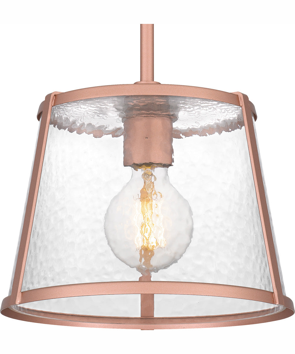 Quoizel Piccolo Pendant 1-light Mini Pendant Matte Rose Gold