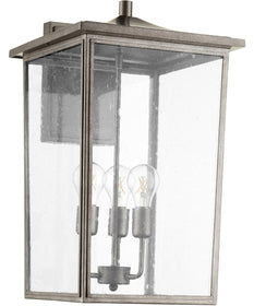 13"W Riverside 3-light Wall Mount Light Fixture Weathered Zinc