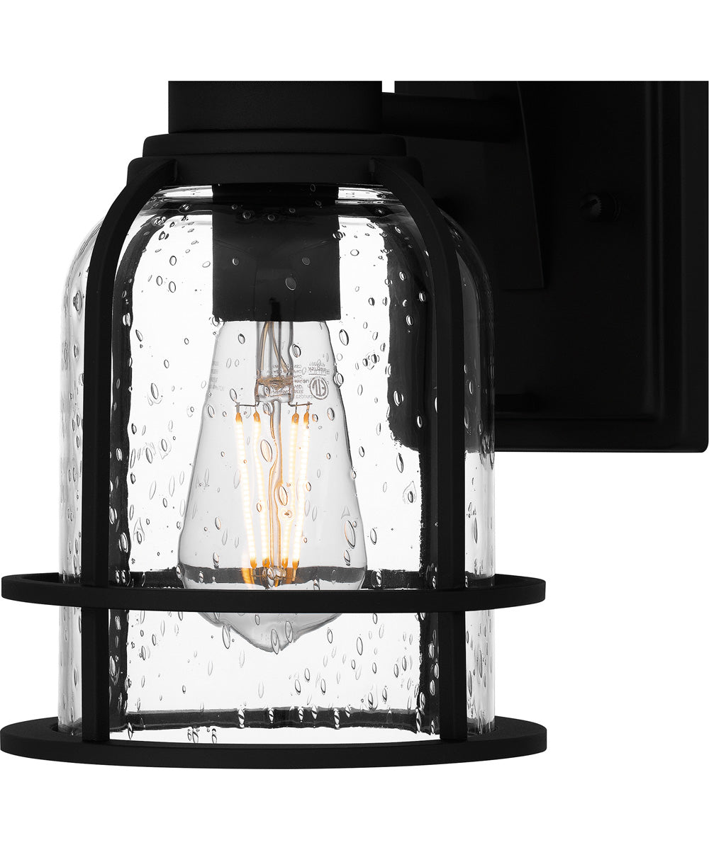 Bowles Small 1-light Outdoor Wall Light Earth Black