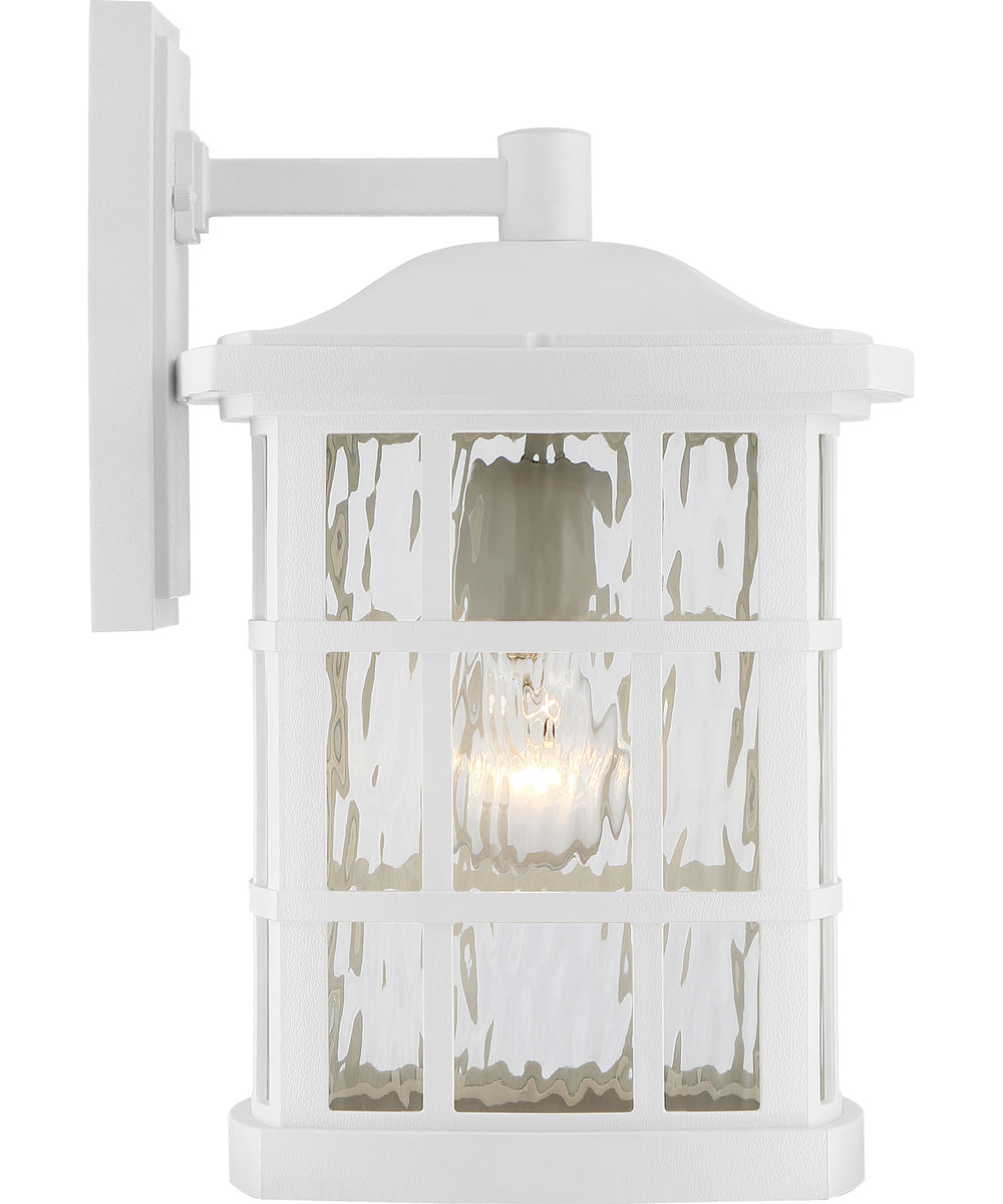 Stonington Large 1-light Outdoor Wall Light  Coastal Armour White Lustre
