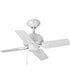 Drift 32" 4-Blade Ceiling Fan White