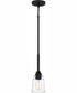 McIntire Small 1-light Mini Pendant Matte Black