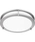 Euclid  Semi Flush Mount Brushed Nickel