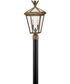 Palma 2-Light Large Outdoor Post Top or Pier Mount Lantern in Burnished Bronze