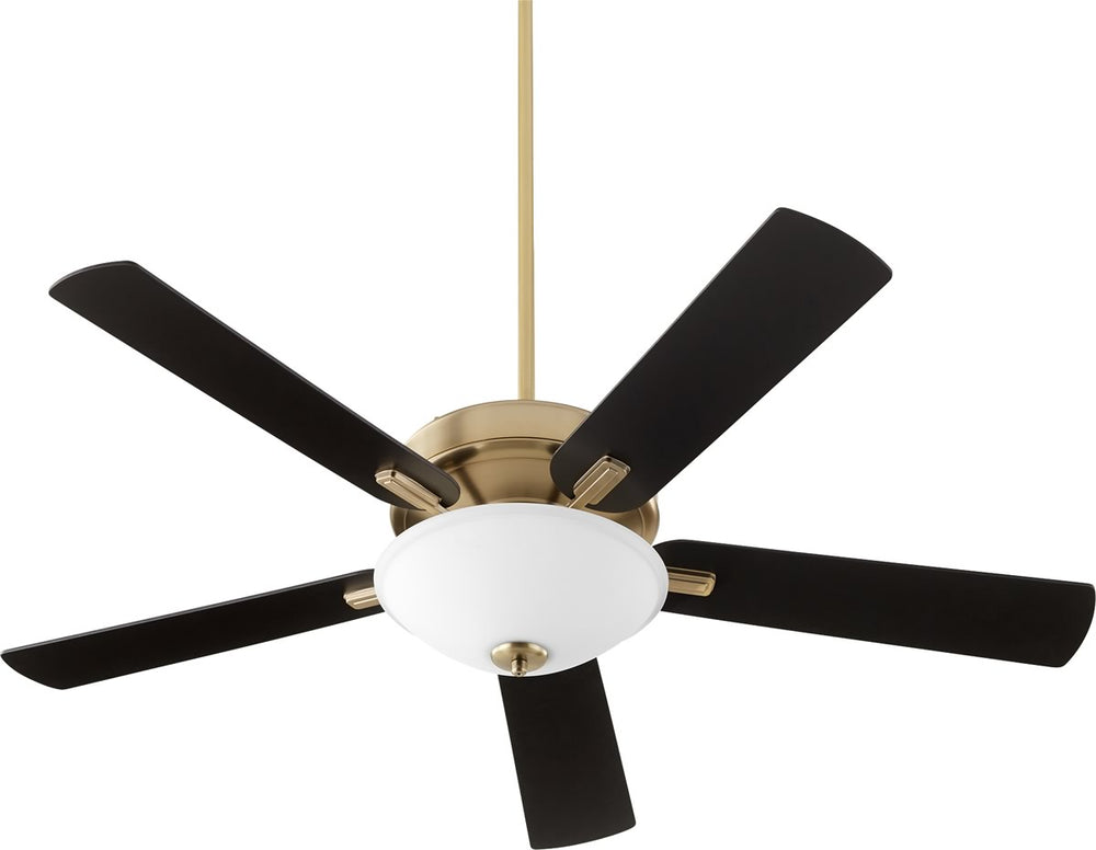 52"W Premier 1-light LED Ceiling Fan Aged Brass