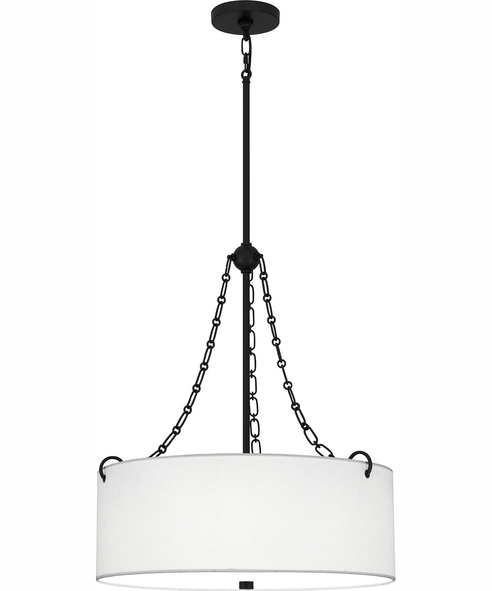 Quoizel Oversized Pendant 4-light Pendant Matte Black