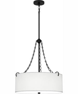 Quoizel Oversized Pendant 4-light Pendant Matte Black