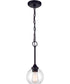 Glenda 1-Light Mini Pendant Flat Black
