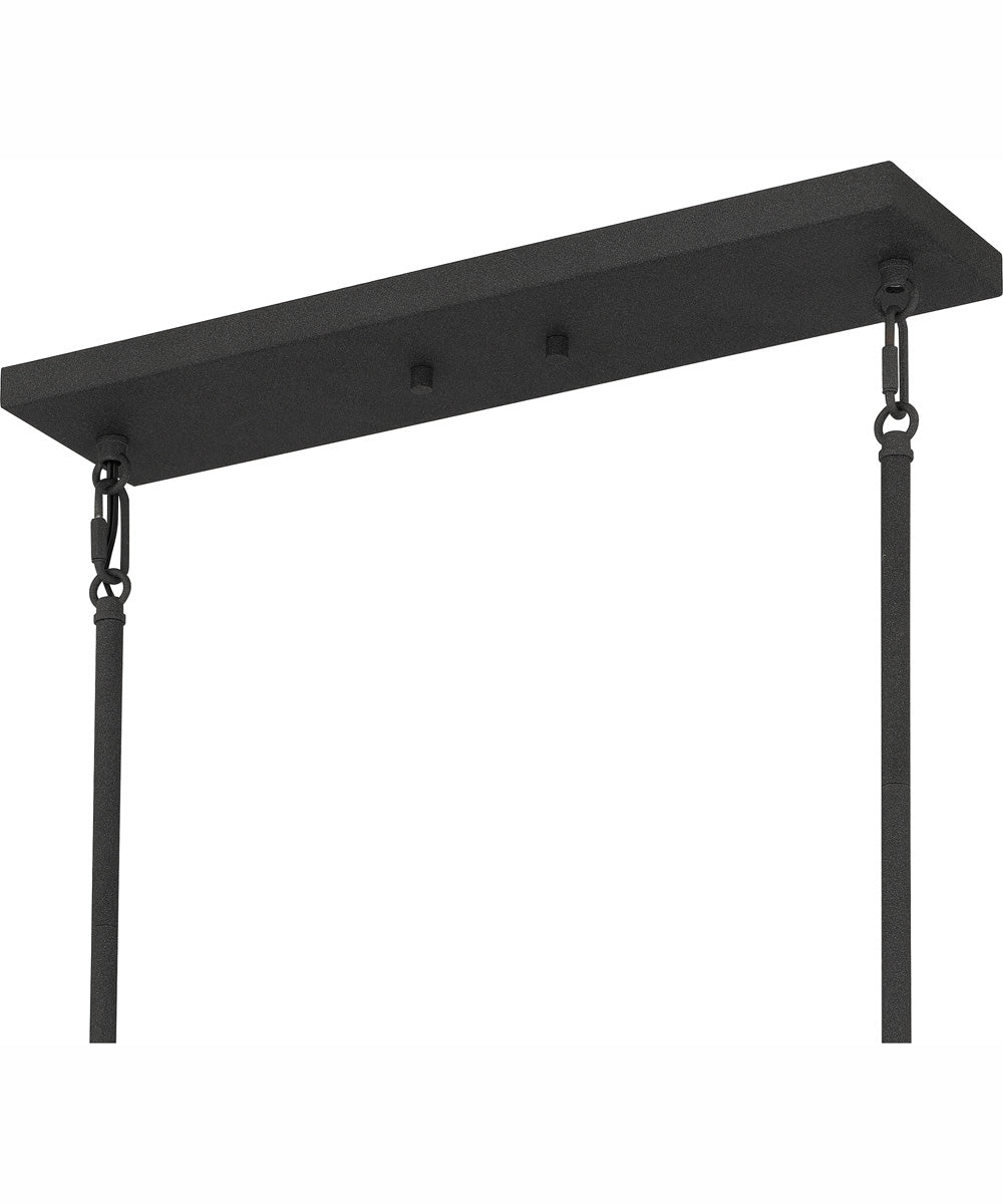 Daverty Small 6-light Island Light Mottled Black