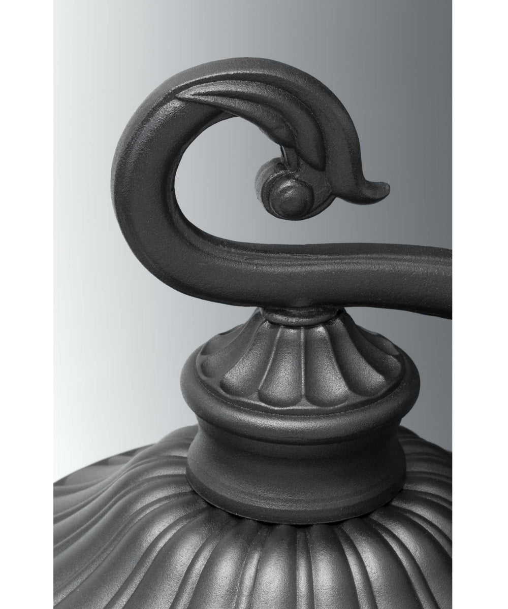 Meridian 2-Light Large Wall Lantern Textured Black