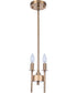 Larrson 2-Light Mini Pendant Satin Brass