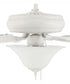 52" Decorator's Choice 3-Light Ceiling Fan Matte White